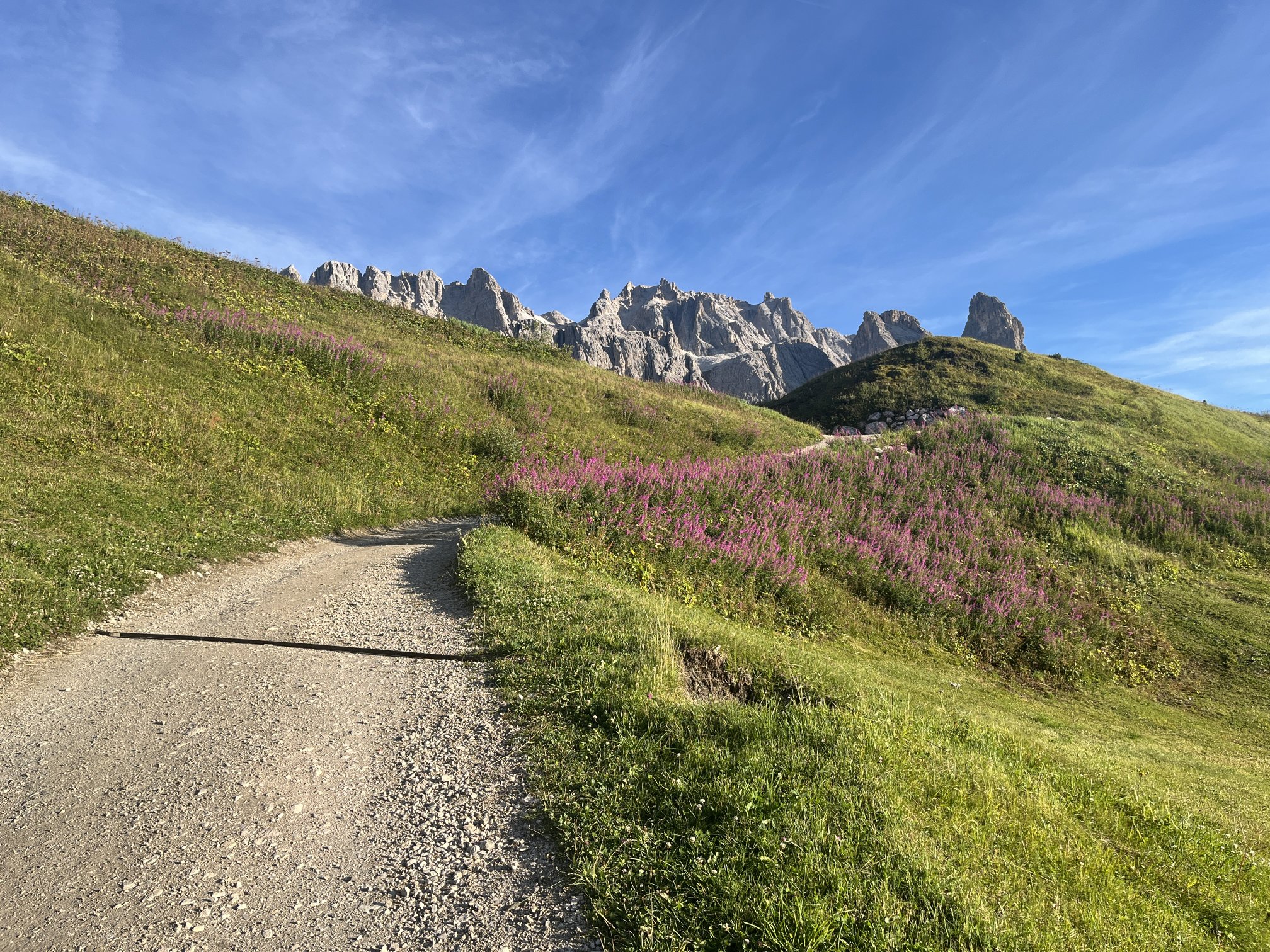 Oberhalb von Wolkenstein