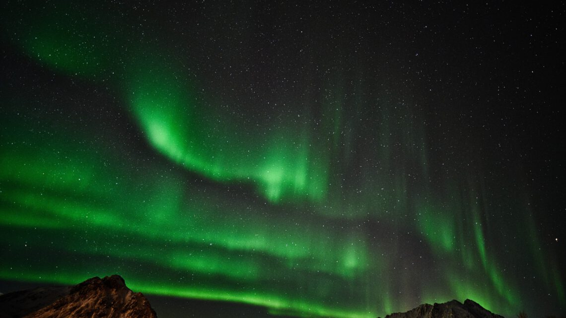 9. Februar, Nachtrag: Polarlichter